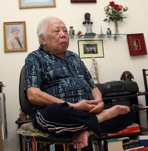 Mỗi ngày ông Thọ dành thời gian 2 lần ngồi thiền, mỗi lần khoảng 30 - 45 phút.