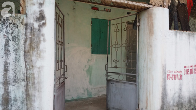 Hiện trường căn phòng thuê trọ nơi người phụ nữ thuê xe ôm về nhà để thực hiện hành vi cướp của.