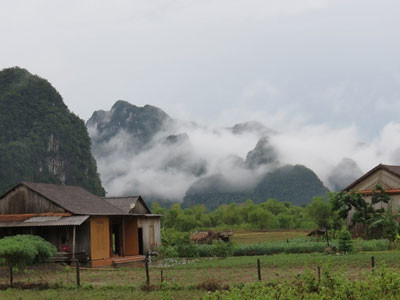 Góc mới bản Rục bây giờ.