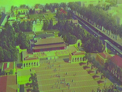 Phối cảnh Đoan Môn trong bản quy hoạch Hoàng Thành đến 2020. Ảnh: H.Nguyên.