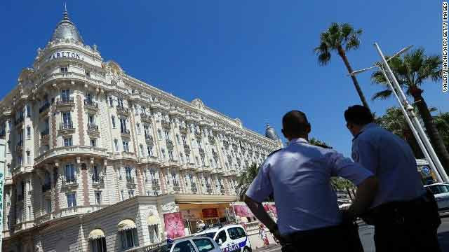 Nơi diễn ra triển lãm trang sức ở Cannes, Pháp.