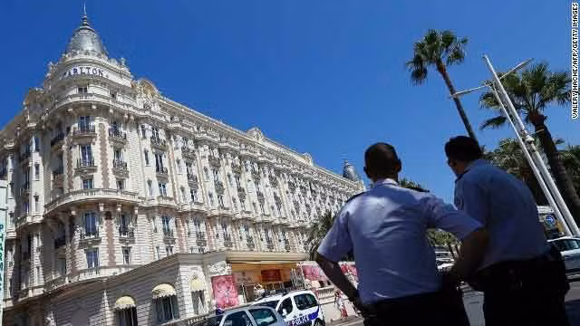 Nơi diễn ra triển lãm trang sức ở Cannes, Pháp.