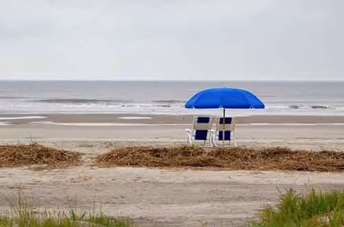 Bãi biển Cape Hatteras ở phía Bắc Carolina.