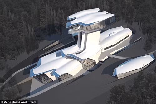 Hình dáng ngôi nhà nghỉ dưỡng mà tỷ phú Doronin tặng người tình.