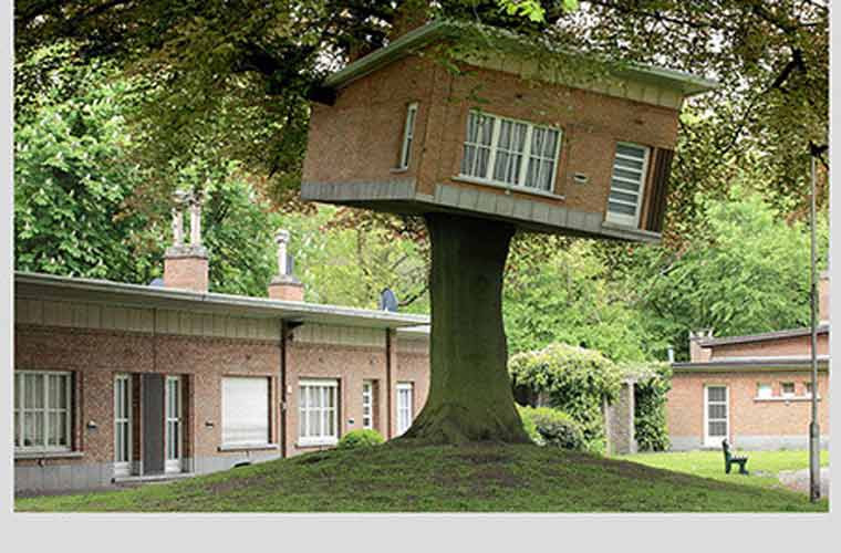 Nhà trên cây độc đáo Senior Center Turned ở Ghent, Bỉ.