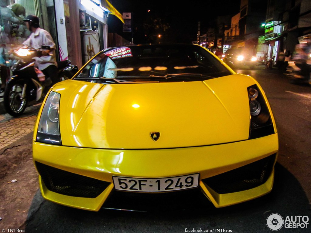 Siêu xe hàng độc Lamborghini Gallardo SE ở Sài Gòn có số thứ tự 249 trên tổng số 250 chiếc được bán ra trên toàn thế giới.