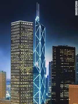Tòa tháp Bank of China, Hong Kong, chính là đại bản doanh của Ngân hàng Bank of China. Với chiều cao 305m, đây từng là tòa nhà cao nhất Hong Kong và châu Á từ năm 1989 đến 1992. Tòa nhà được coi là biểu tượng của Hong Kong với thiết kế lấy cảm hứng từ cây tre.
