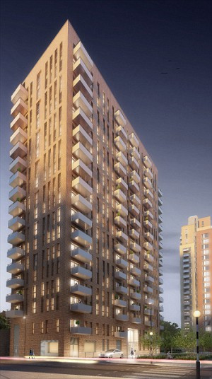 Những căn hộ xa hoa của tòa nhà No 1 The Avenue được rao bán với giá 329.000 USD. Tòa nhà này nằm ở Stratford, Anh.