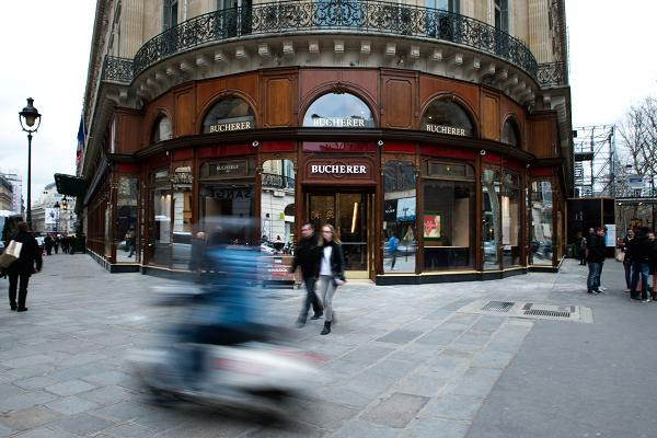 Cửa hàng trang sức tịch tập đoàn Bucherer tại Paris (ảnh).