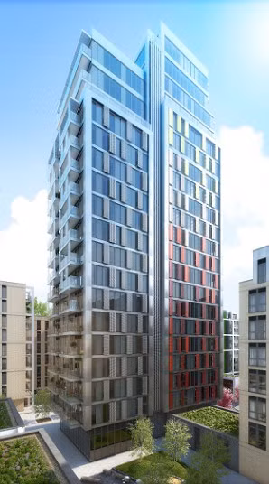 Nằm cạnh sông Thames, Osiers là tòa cao ốc góc cạnh ở Anh có giá bán là 760.000 USD/căn hộ.