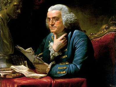 6. Benjamin Franklin là người duy nhất không phải tổng thống Mỹ xuất hiện trên đồng USD. Đồng tiền mệnh giá cao nhất hiện được lưu hành tại Mỹ là tờ 100 USD được in hình Benjamin Franklin - người khai sinh ra đất nước.
