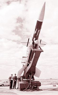 Tên lửa Bloodhound ở Woomera, Australia.