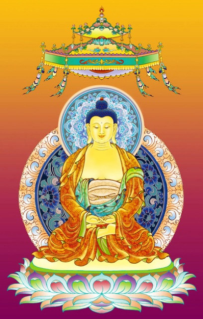 Nam Mô Diệu Bảo Thế Giới - Bảo Nguyệt Trí Nghiêm Quang Âm Tự Tại Vương Như Lai.