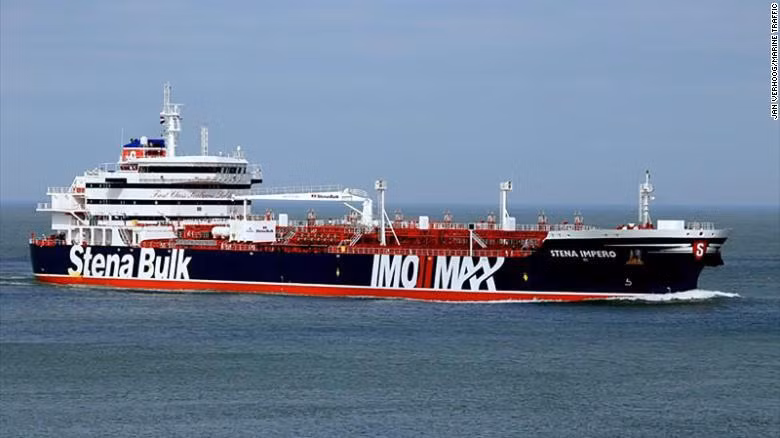 Tau dau Iran thu cua Anh da duoc keo vao bo