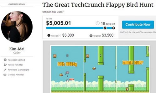 Trang quyên góp của nữ phóng viên gốc Việt Kim-Mai Cutler.