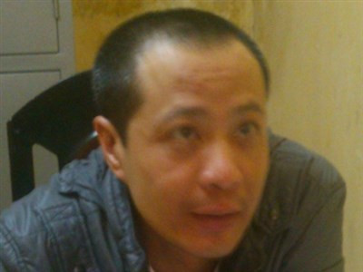 Khương tại cơ quan điều tra. Ảnh: PLTPHCM