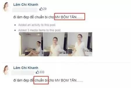 Lam Khanh Chi sanh doi tinh tin don, treo caption 