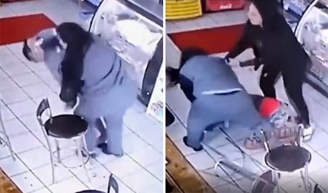 Video: Bi sam so giua ban ngay, nguoi phu nu phan ung “cuc gat”-Hinh-2