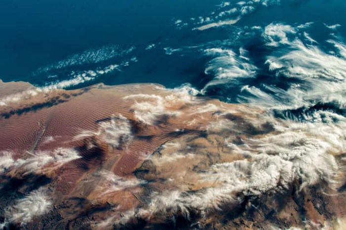 Bức ảnh được chỉ huy của ISS, ông Alexander Gerst, chụp đã cho chúng ta thấy sự sáng tạo kỳ diệu của thiên nhiên.