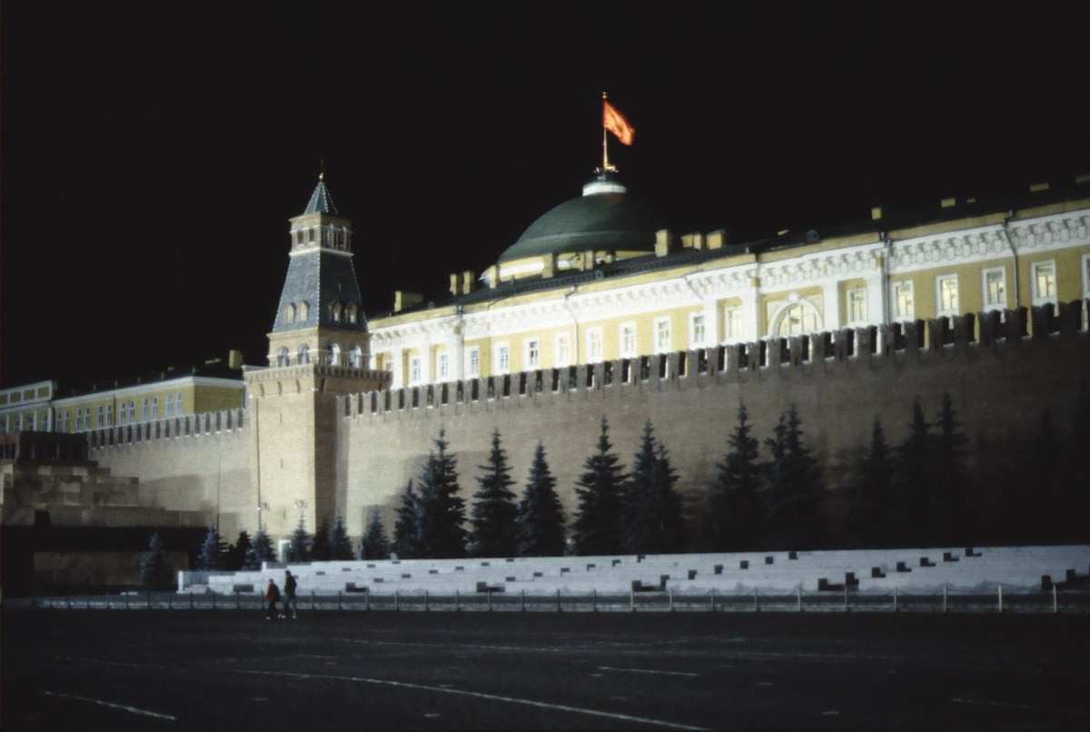 Buối tối trên Quảng trường Đỏ.