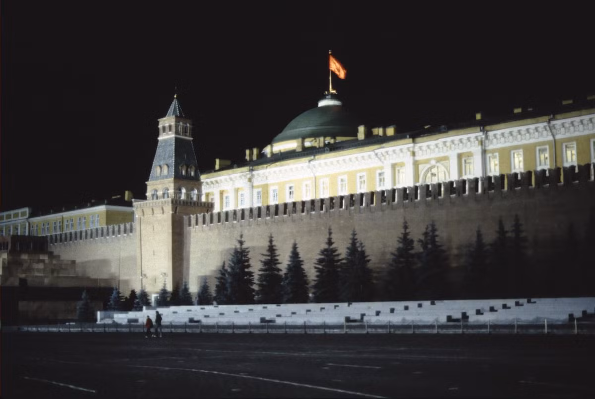 Buối tối trên Quảng trường Đỏ.