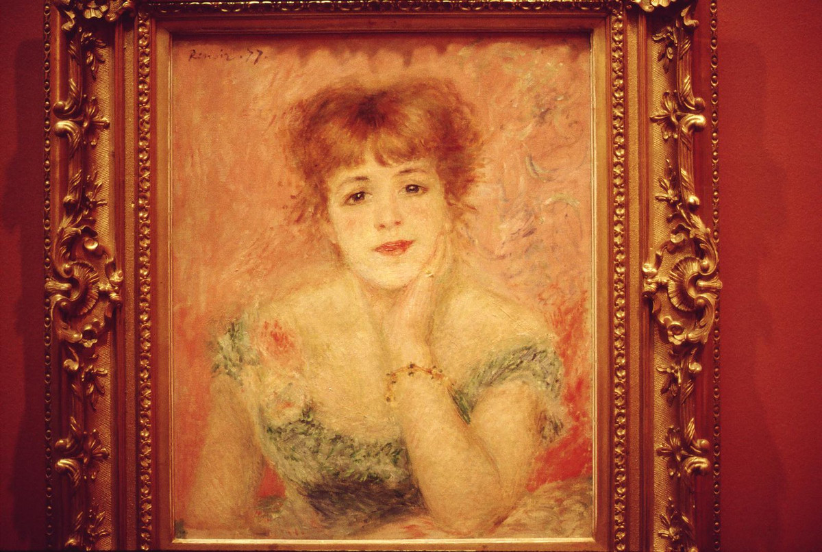 Bức tranh của danh họa Renoir ở Bảo tàng Pushkin.