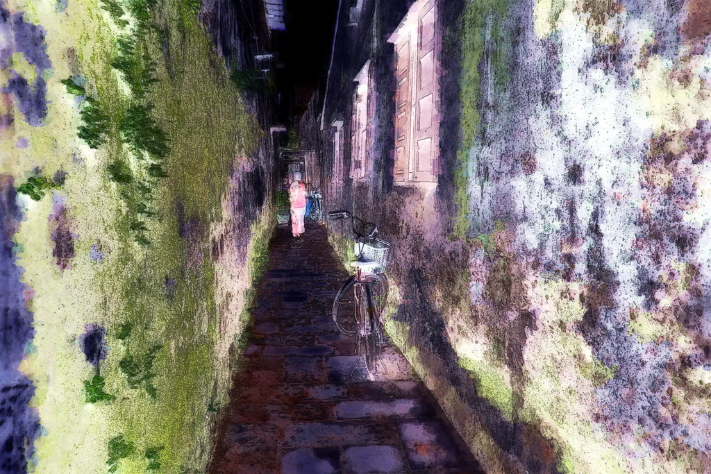 Trong một ngõ hẻm ở phố cổ Hội An. Ảnh: Manfred Sommer Flickr.