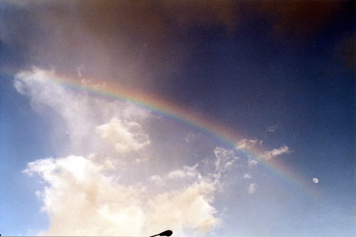 Cầu vồng ở Đà Lạt.