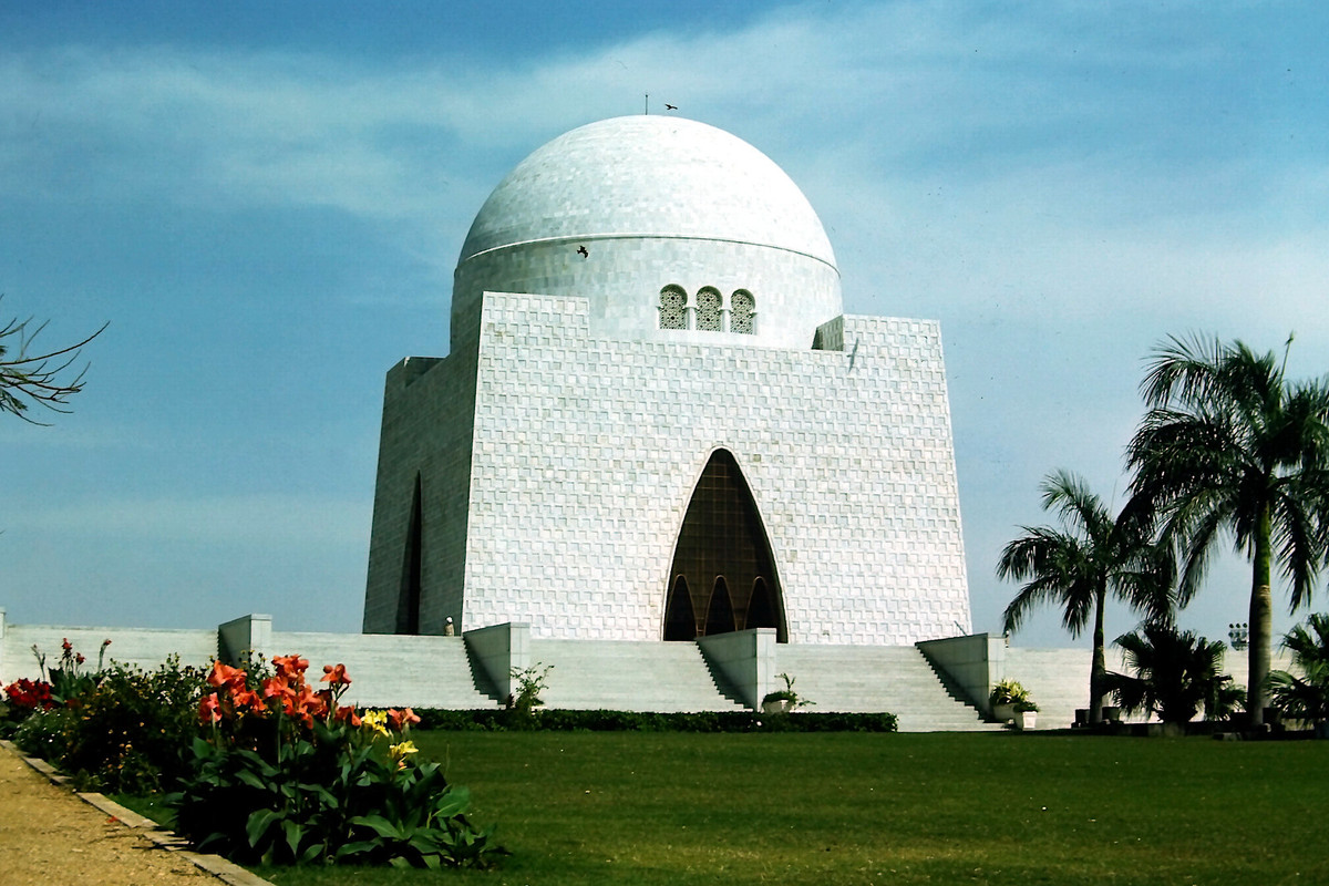 Lăng mộ Mohamed Ali Jinnah (1876-1948), người được coi là nhà sáng lập đất nước Pakistan, Karachi.