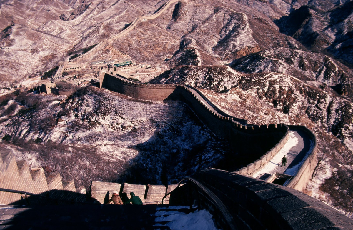 Trên Vạn Lý Trường Thành.