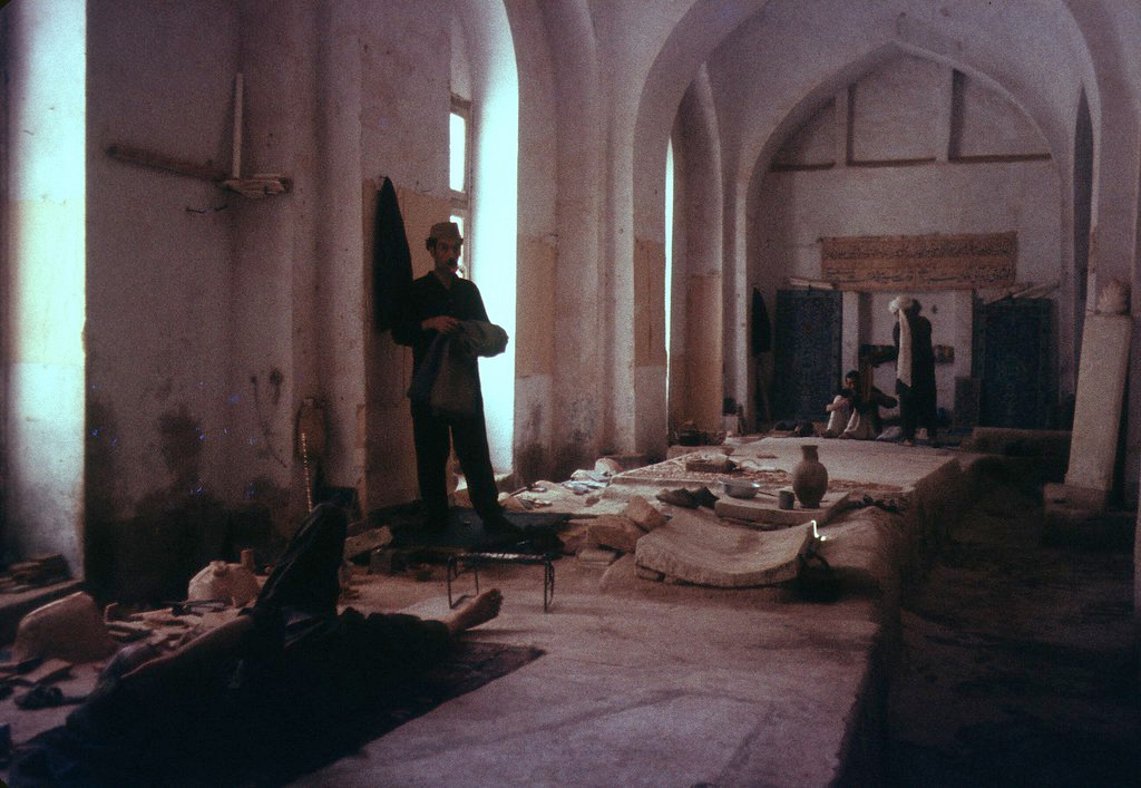 Phòng nghỉ trong thánh đường.