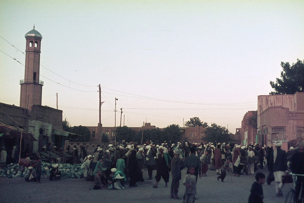 Khu chợ địa phương ở Afghanistan.