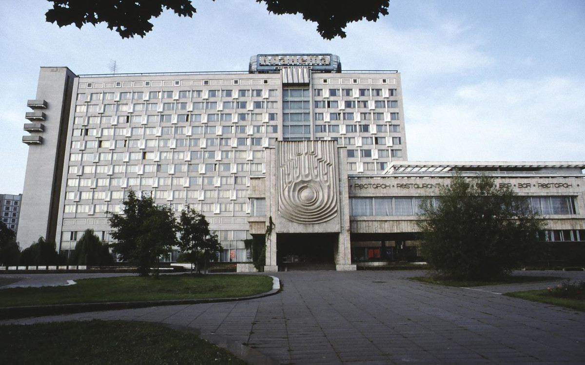 Khách sạn Planeta ở thành phố Misnk, thủ đô của Belarus.