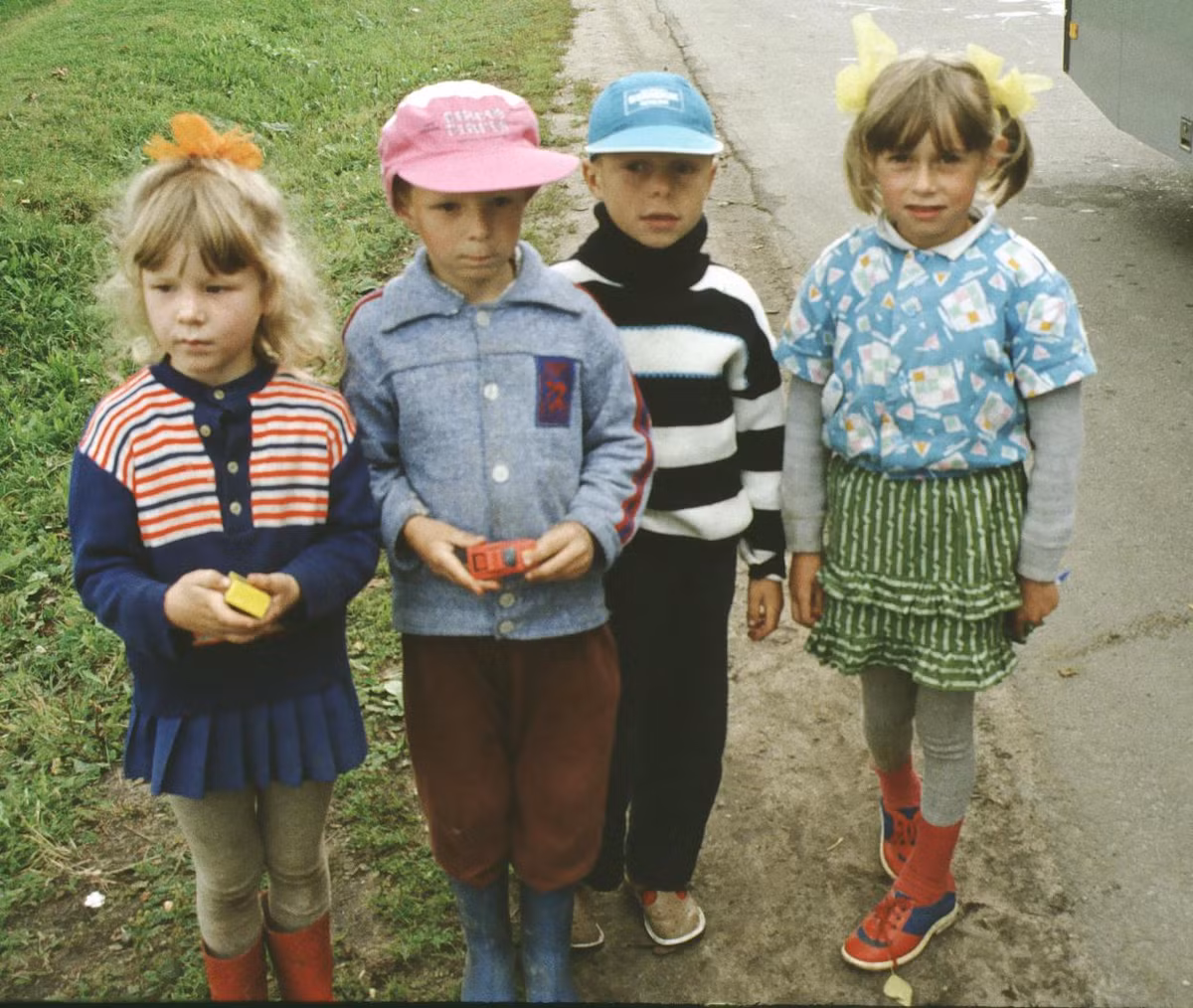 Trẻ em vùng nông thôn nước Nga.