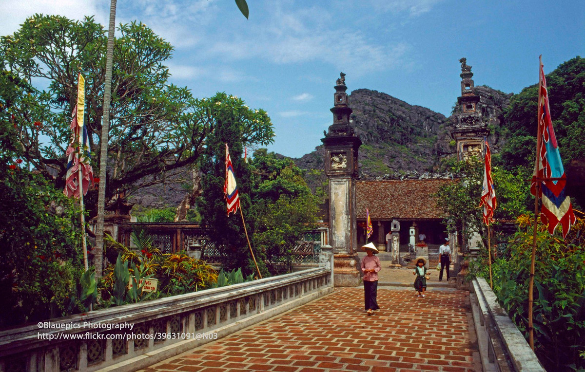 Đền thờ vua Đinh Tiên Hoàng ở Cố đô Hoa Lư.