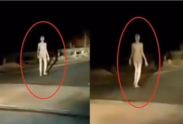 “Nguoi ngoai hanh tinh” di bo vao buoi dem