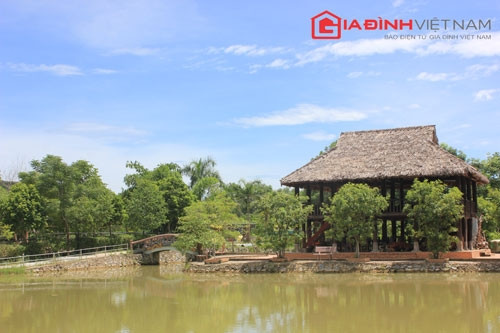 Một góc Khu du lịch sinh thái Trại Bò.