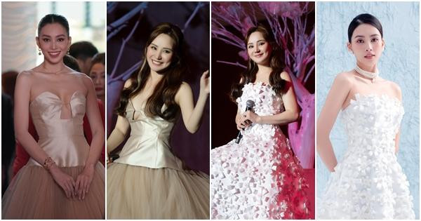 ù là mẹ 3 con, hơn Tiểu Vy đến 15 tuổi nhưng thực sự Vy Oanh không hề thua kém nàng hậu Gen Z khi đụng hàng mà "mỗi người một vẻ, mười phân vẹn mười".