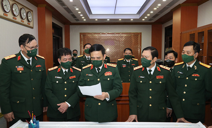 Đại tướng Phan Văn Giang, Bộ trưởng Quốc phòng yêu cầu toàn quân và lực lượng dự bị động viên, dân quân tự vệ cả nước tiếp tục thực hiện những chủ trương lớn về quân sự, quốc phòng, xây dựng QĐND, bảo vệ Tổ quốc theo tinh thần Nghị quyết Đại hội XIII của Đảng và Nghị quyết Đại hội Đảng bộ Quân đội lần thứ XI.