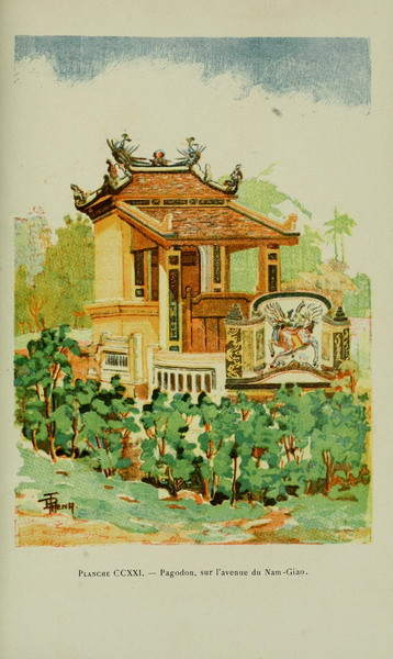 Một miếu thờ trên đường Nam Giao.