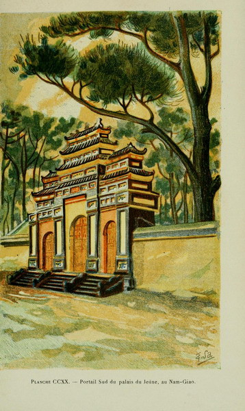 Cổng tam quan phía Nam Đàn Nam Giao.