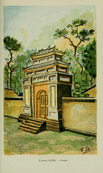 Một cánh cổng trong khu vực Hoàng thành Huế.