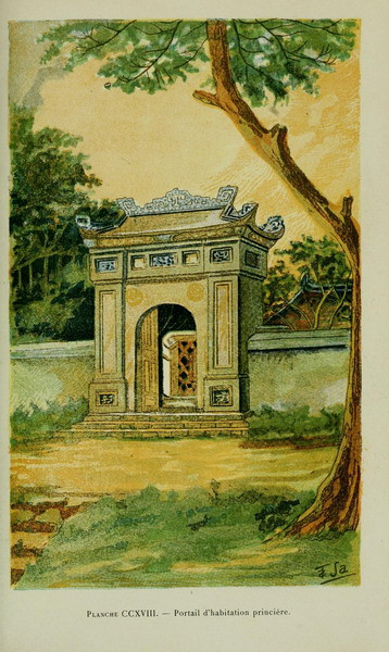 Cổng dẫn vào Tử Cấm Thành, nơi nhà vua sinh sống.