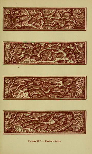 Bộ tranh khắc gỗ Tứ bình.