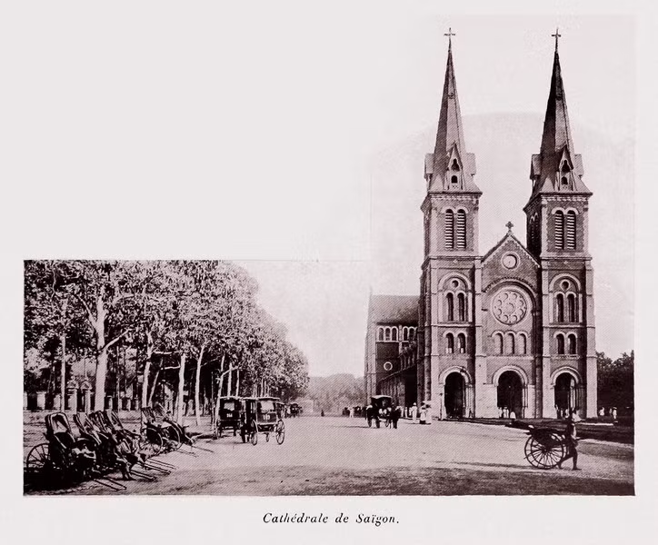 Nhà thờ Đức Bà ở Sài Gòn.