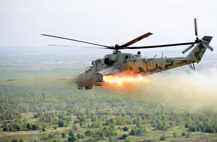 11 chiếc trực thăng tấn công hạng nặng Mi-24P/V/PM bị bắn hạ ở Slavyansk, Snezhny, Lugansk...