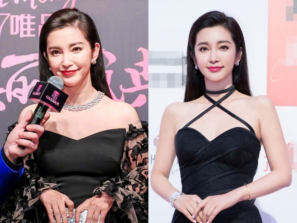 Cùng một dáng đứng và biểu cảm, thế nhưng thời gian dường như đã "đắp" lên người diễn viên Lý Băng Băng thêm da thịt. Hồi năm 2017, cô xuất hiện tại sự kiện với gương mặt tròn trịa, phần vai cũng đầy đặn trông thấy. Nhiều người còn nhận xét diện mạo của ngôi sao người Trung Quốc ngày càng già nua và cứng đờ do can thiệp thẩm mỹ.