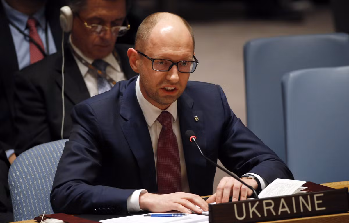 Thủ tướng Ukraine Arseny Yatsenyuk.