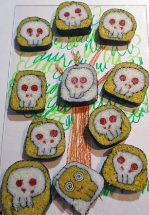 Một vài tác phẩm nghệ thuật được biến tấu từ sushi: