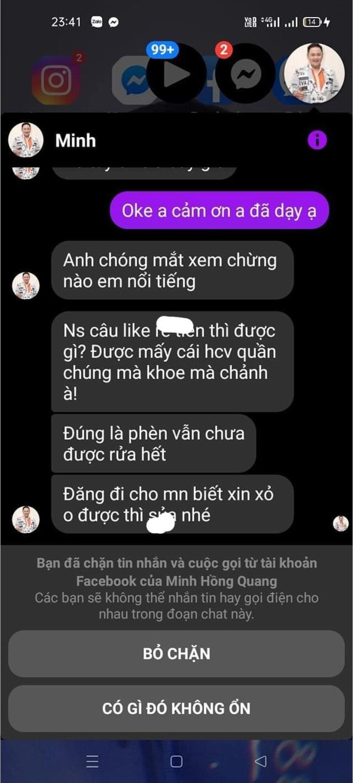 Minh Béo bị tố “ngựa quen đường cũ”, dụ dỗ diễn viên trẻ - Hình 4 Minh Beo bi to “ngua quen duong cu”, du do dien vien tre-Hinh-4